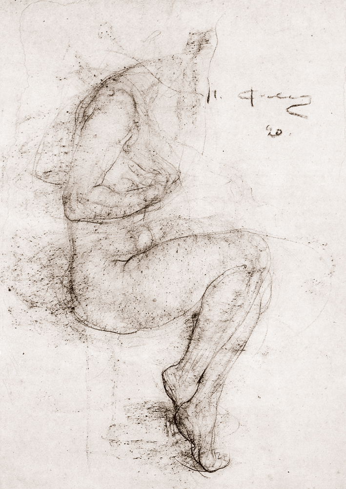  Nicolai Ivanovich Fechin —— 坐着的裸女 (5)